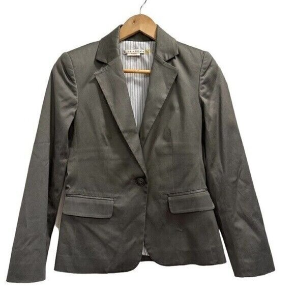 Alice + Olivia Jackets & Blazers - alice & olivia towork blazer gray size small